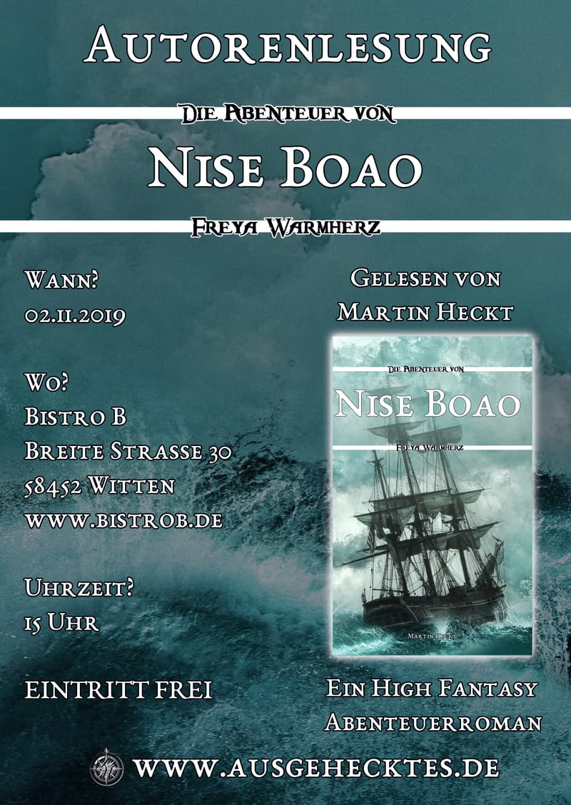 Premierenlesung zu "Nise Boao"