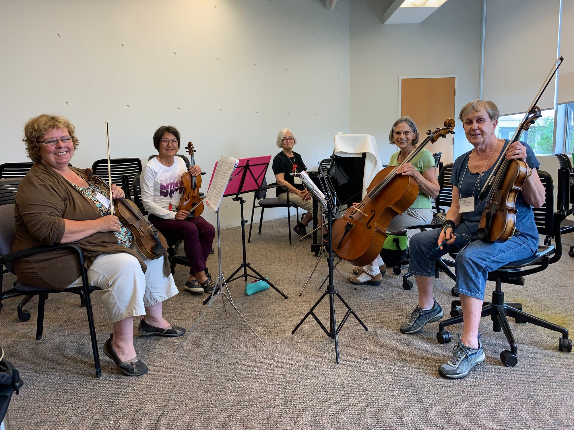 WCAMS summer camp 2019 - Elfrida piano quintet.