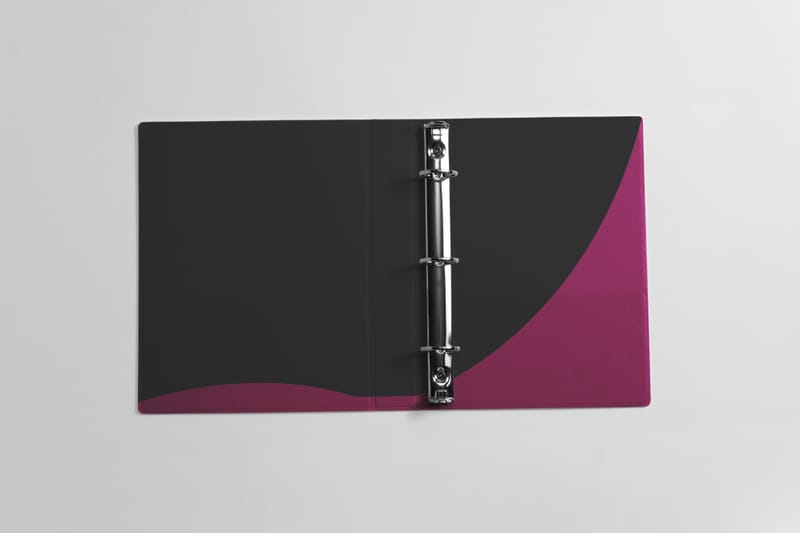 A4 folder PU leather
