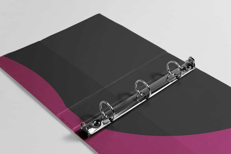 A4 folder PU leather