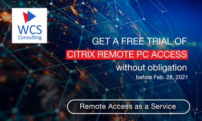 GET A FREE TRIAL OF CITRIX REMOTE PC ACCESS BEFORE FEB. 28, 2021