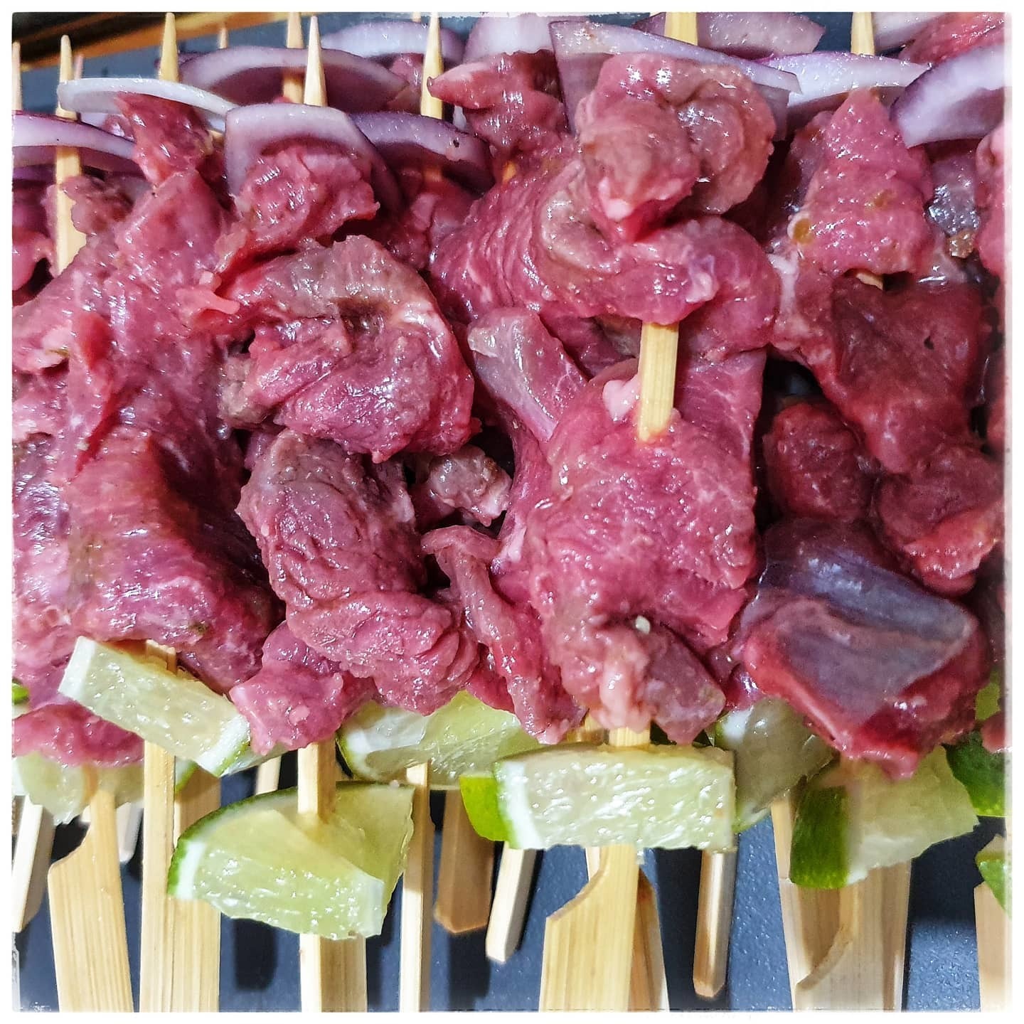 Lime & Garlic Infused Lamb Skewers