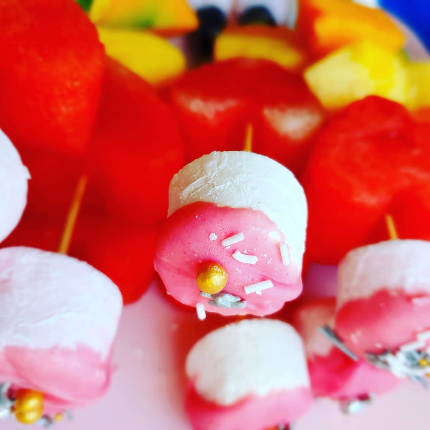 Organic Fruit and Mellow Skewers