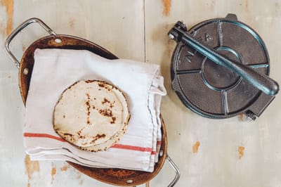 Around the World in 80 Foods: Mexico's Finest...Homemade Corn Tortillas!