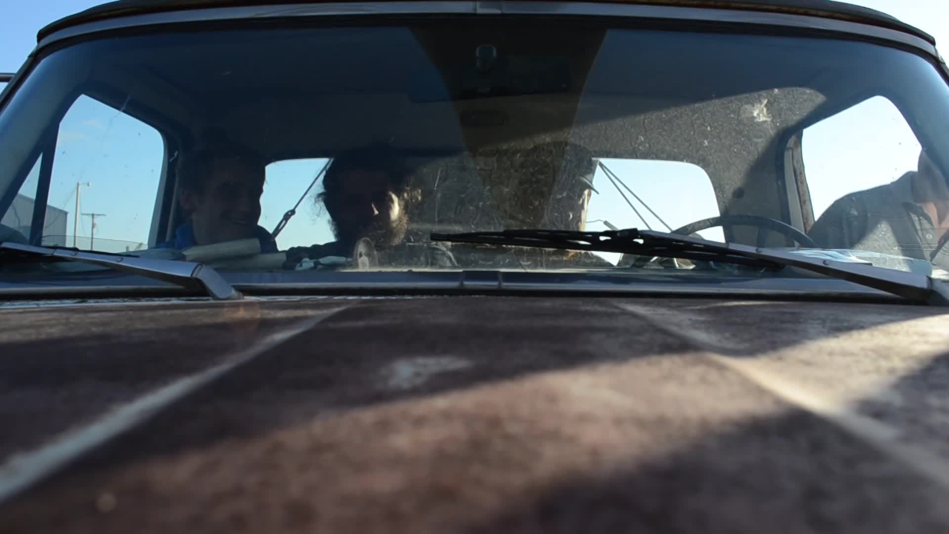 4 in a 1970 ford.  Brotherhood is as much a part of fishing as the fish.