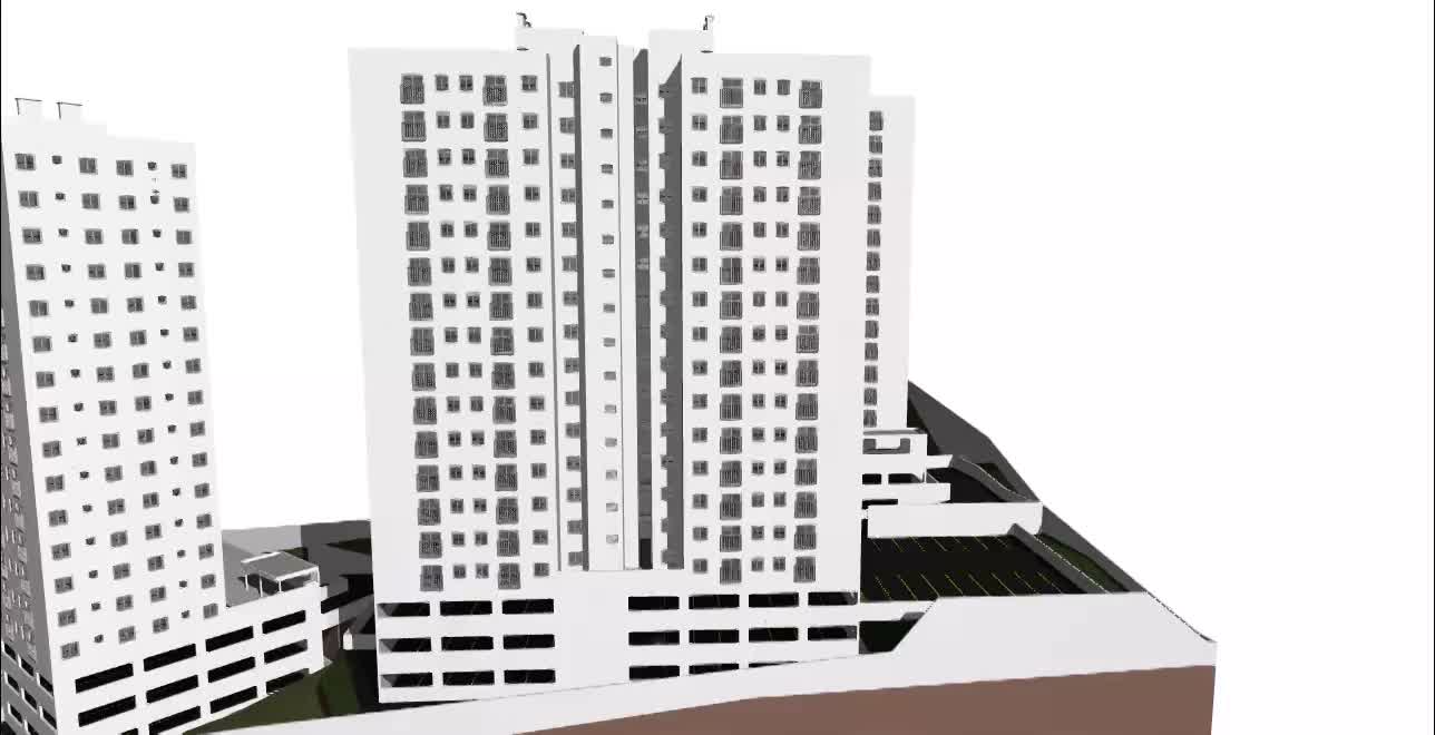 Modelagem 3D básica sem renderização para levantamento técnico de materiais através de planilhas geradas por software BIM e enviado via IFC para empresa Thesin Engenharia
