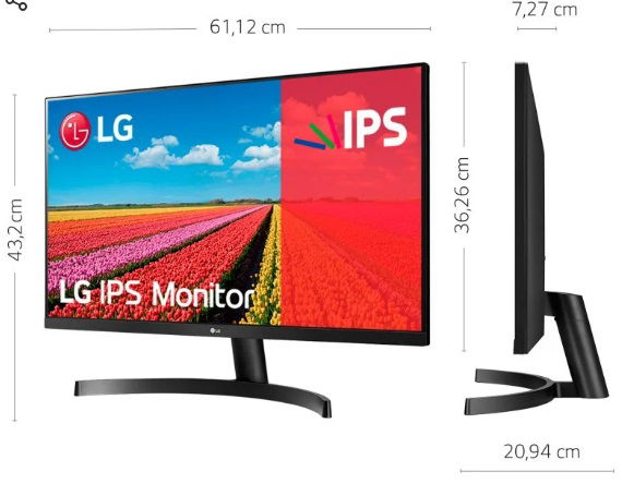 LG 27MK60MP-B 27" LED IPS FullHD 75Hz FreeSync