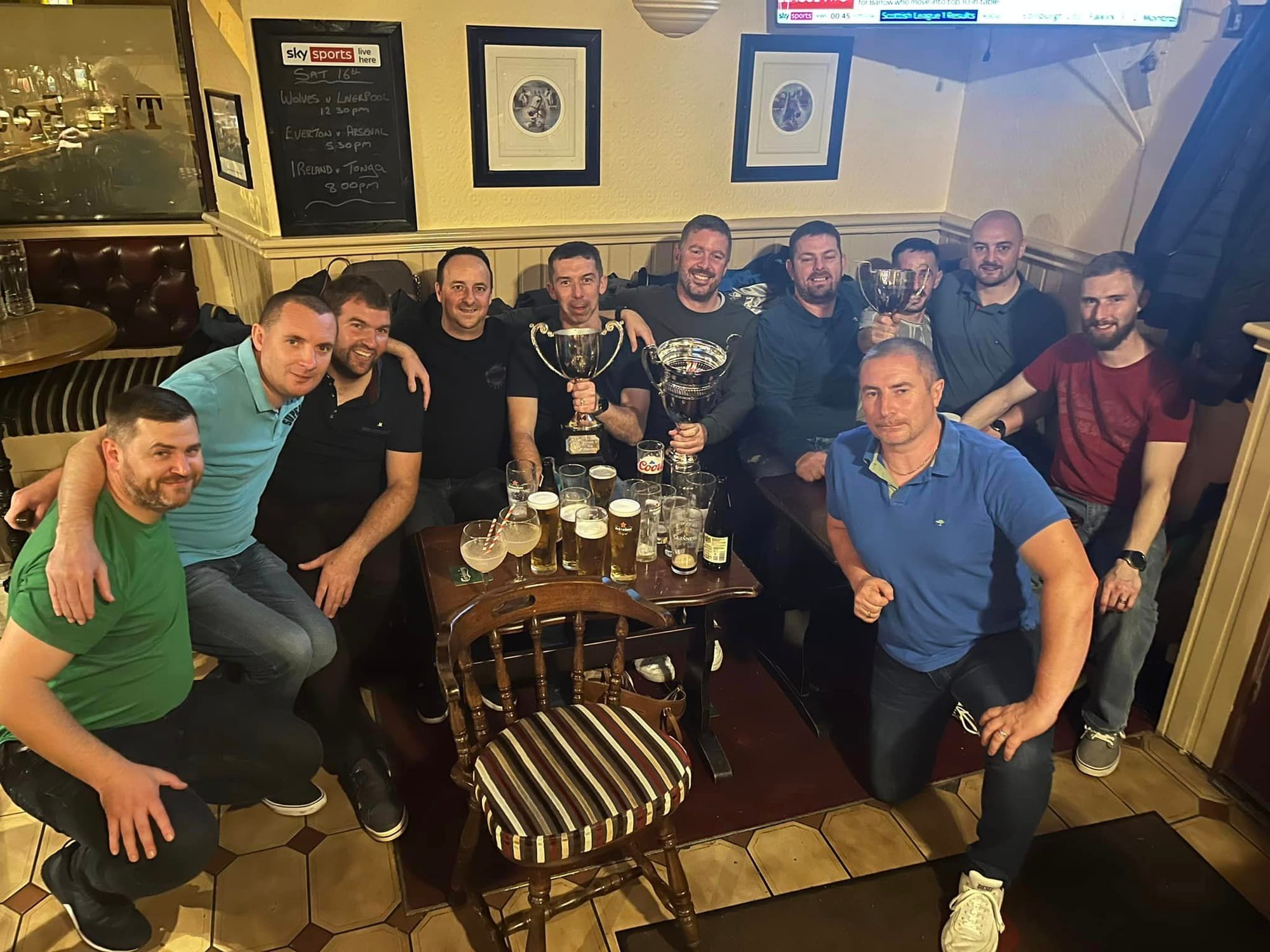 Bagenalstown Over 35's Treble Winners