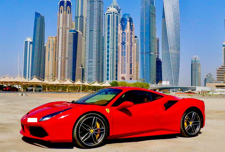 Luxury car rental in Dubai