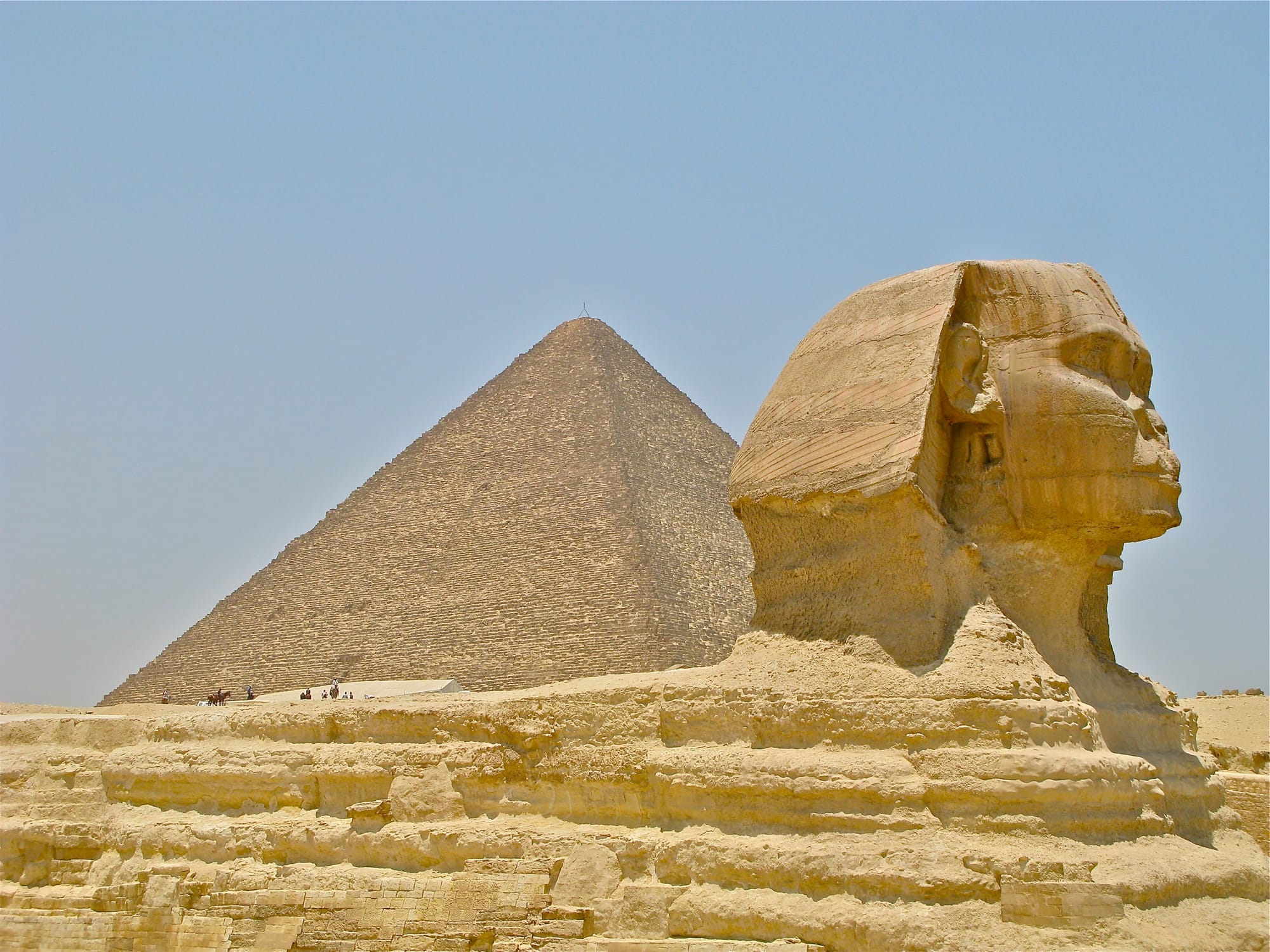 Le sphinx à Gizeh