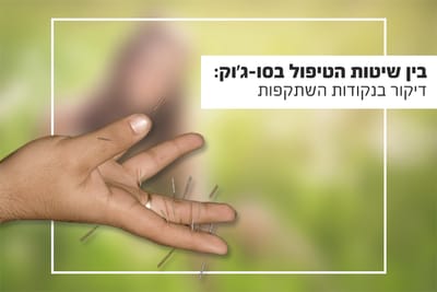 טיפול סו-ג'וק באמצעות שלושת המקורות