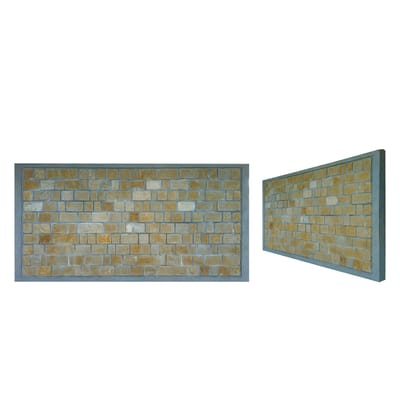 დეკორატიული ღობის ფილა