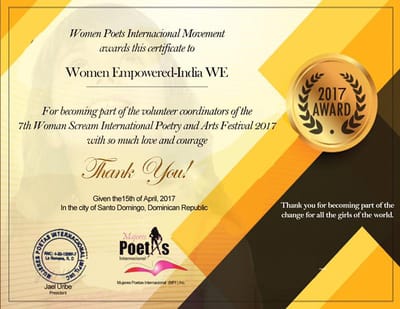 "WE Speak Up with Women Scream International Festival"