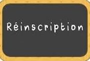Réinscriptions 2018 - 2019