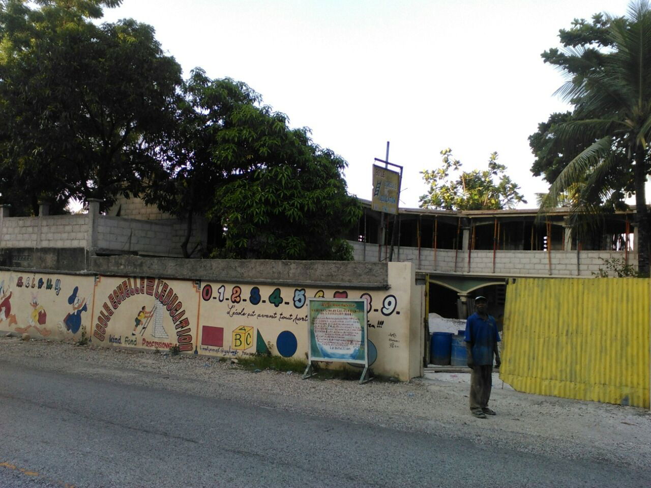 Front of the school