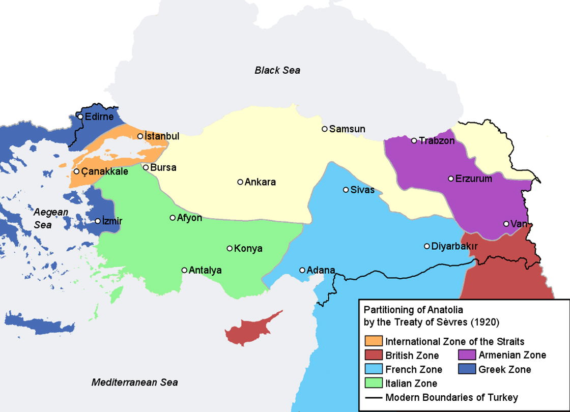 The Treaty of Sèvres (August 10th 1920)