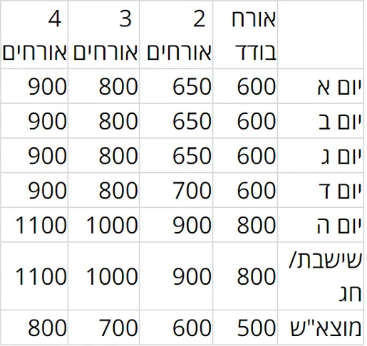 סטודיו מעוצב עם ג'קוזי מפנק ומרפסת.