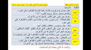 ثوابت اعرابية