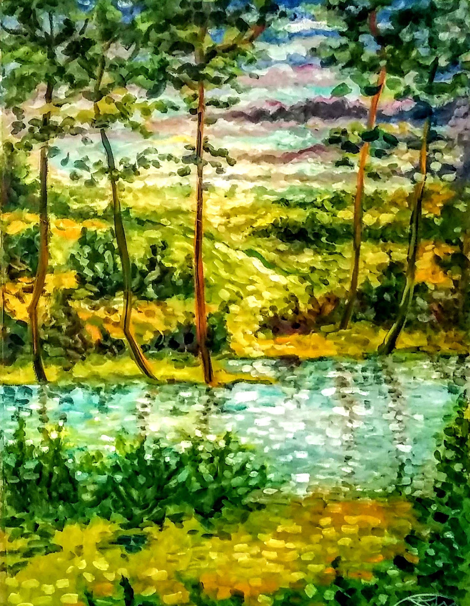 River and Trees