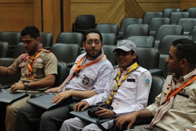 المشاركة في دبلوما الإعلام والإتصال والتسويق الكشفي بمصر عام 2013