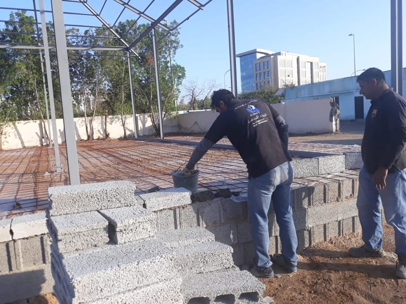 البناء باستخدام بلوك سيروبكس