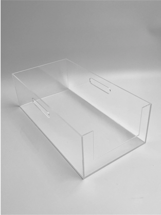 Custom Clear Acrylic Food Organizing Bin