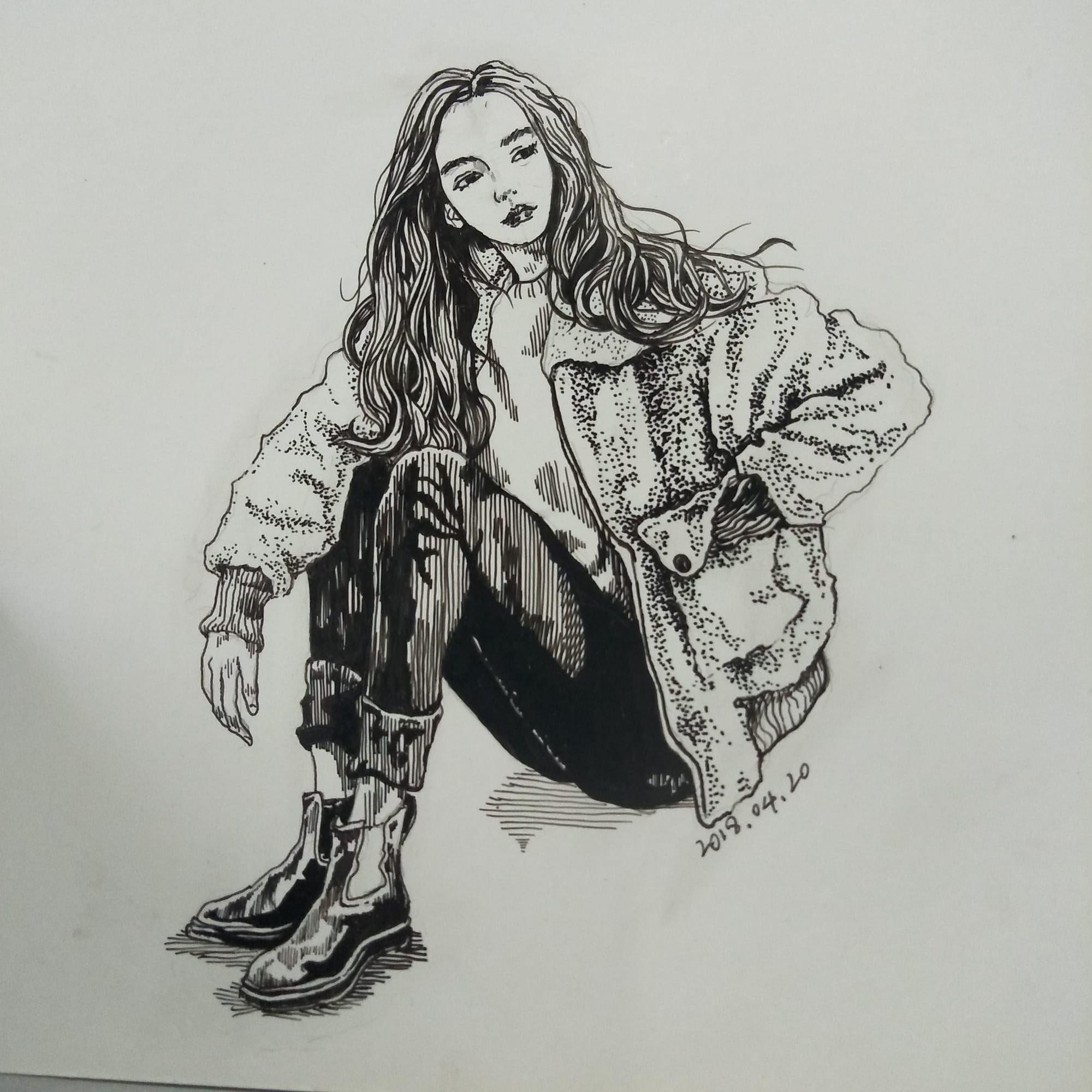 线描速写