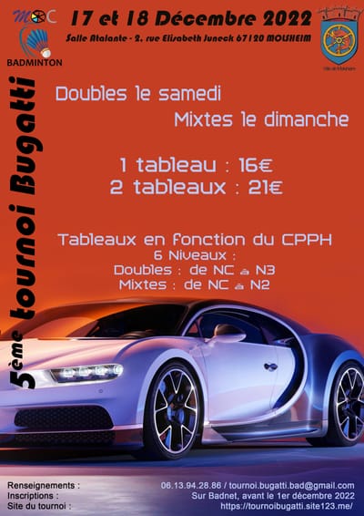 TOURNOI BUGATTI 2020