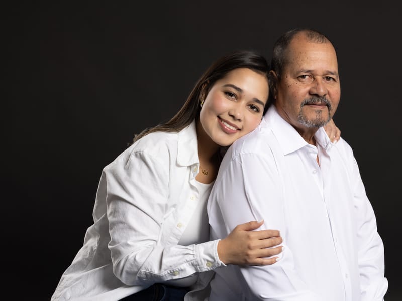 DAUGHTER, DAD AND MOM