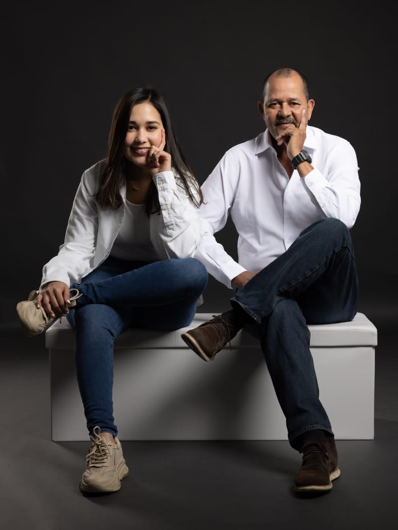 DAUGHTER, DAD AND MOM