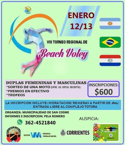 VIII Beach Voley - Laguna Totora 2019