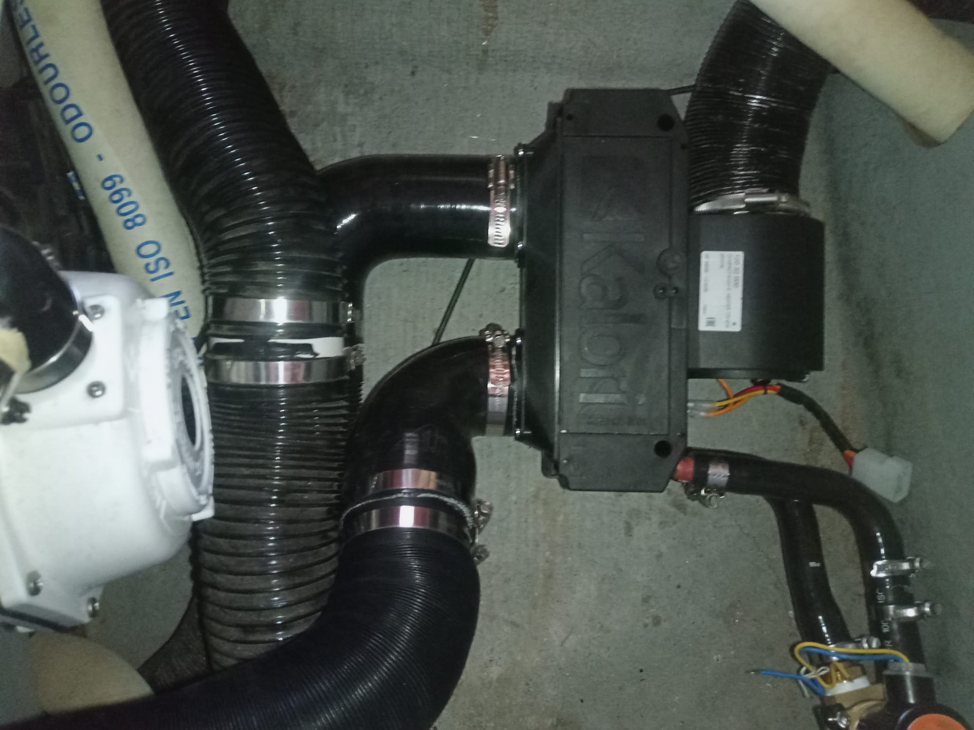 Heater matrix installation