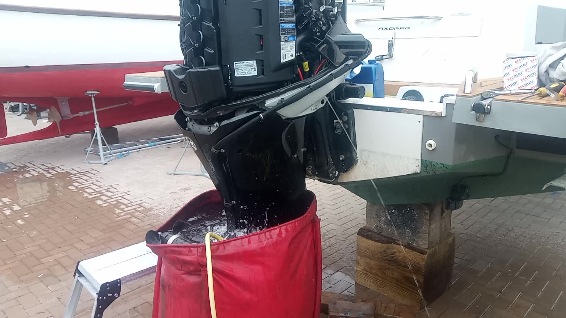 Mercury Verado 300 L6 servicing and run up