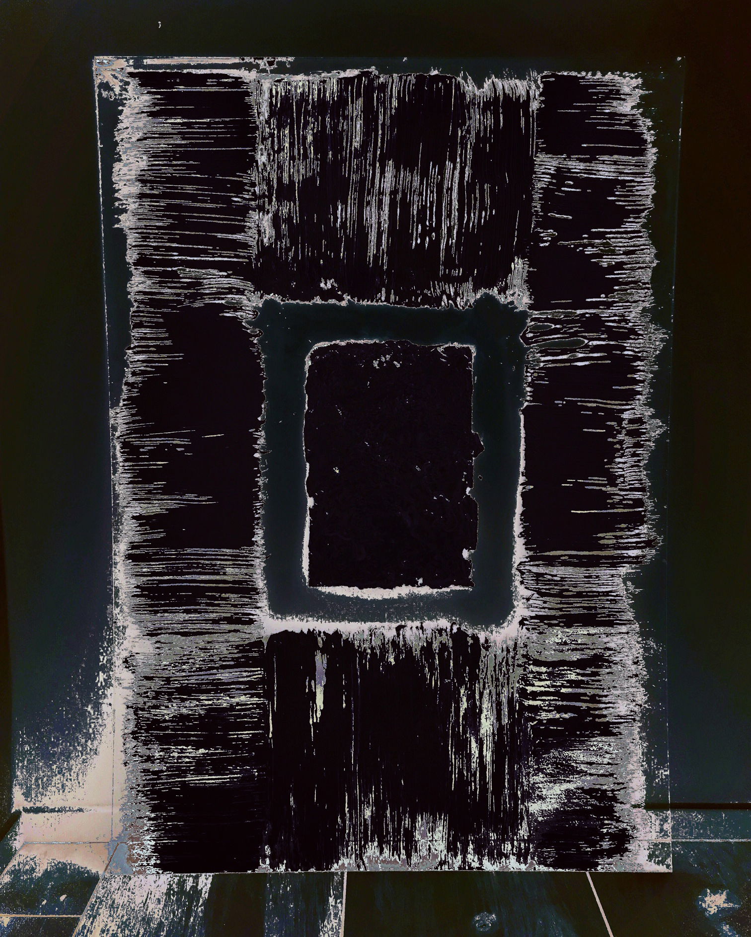 "Endomorph" (negative black)