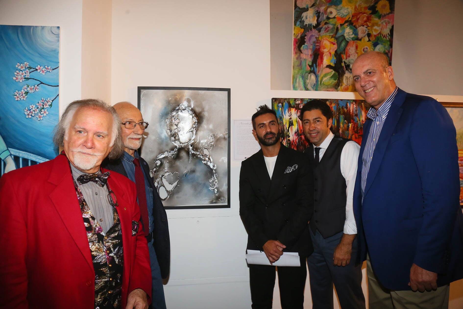 Alla Biennale Milano 2019, con Salvo Nugnes, Josè Dalì, Francesco Alberoni, V. Di Vincenzo