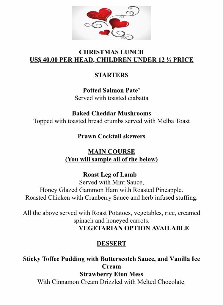 Christmas Menu
