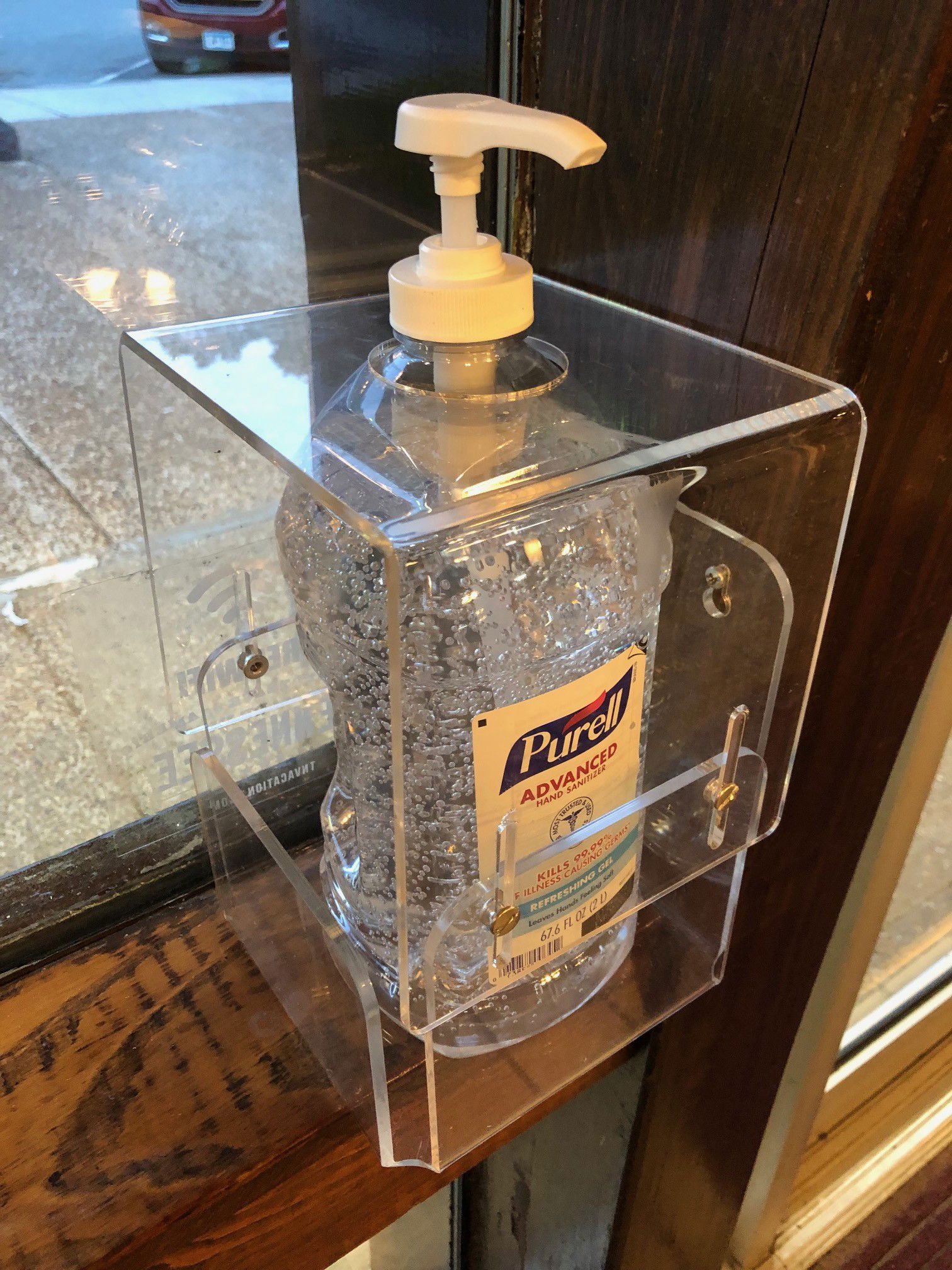 Secure Clear Acrylic Dispenser Case