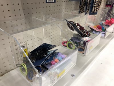 Peg Wall Mountable Clear Acrylic Display Tray