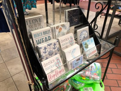 Clear and Black Acrylic Display Stand