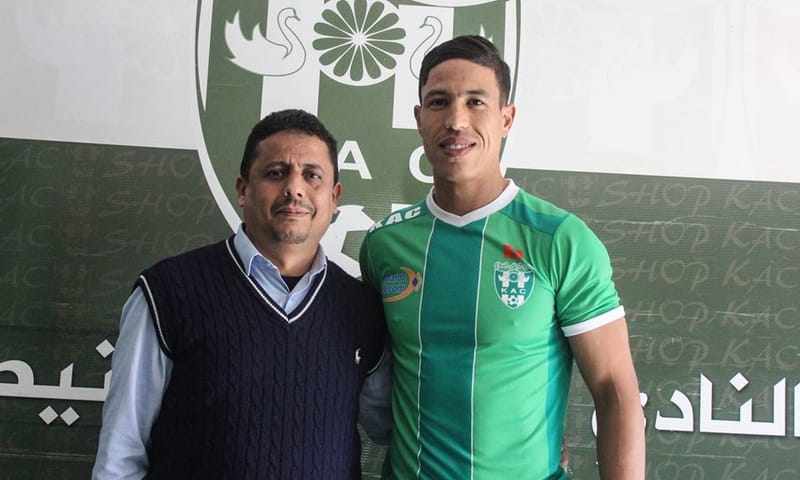 المهاجم "مهيلي الحسين" بالنادي القنيطري