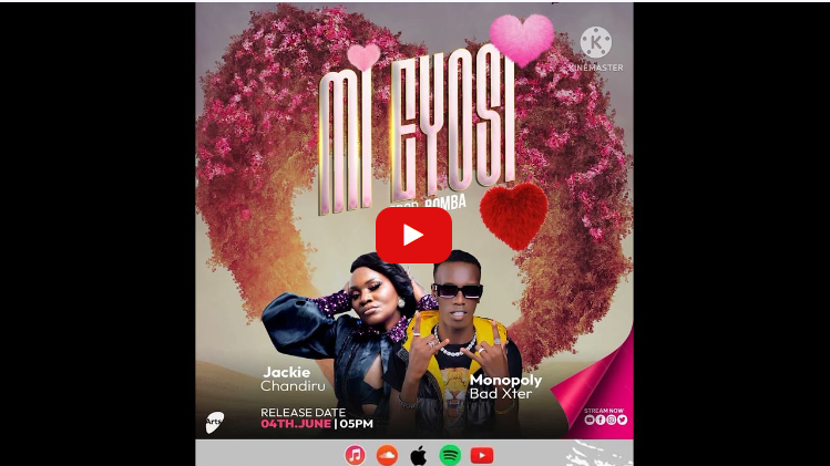 THE LONG AWAITED JACKIE CHANDIRU X MONOPOLY - MI EYOSI AUDIO  IS FINALLY OUT