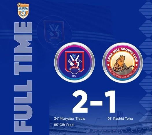 ARUA HILL SC LOSES 2:1 TO SC VILLA - MD 29