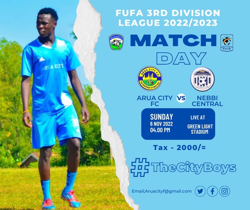 Arua city football club targets winning start against Alur's Nebbi Central