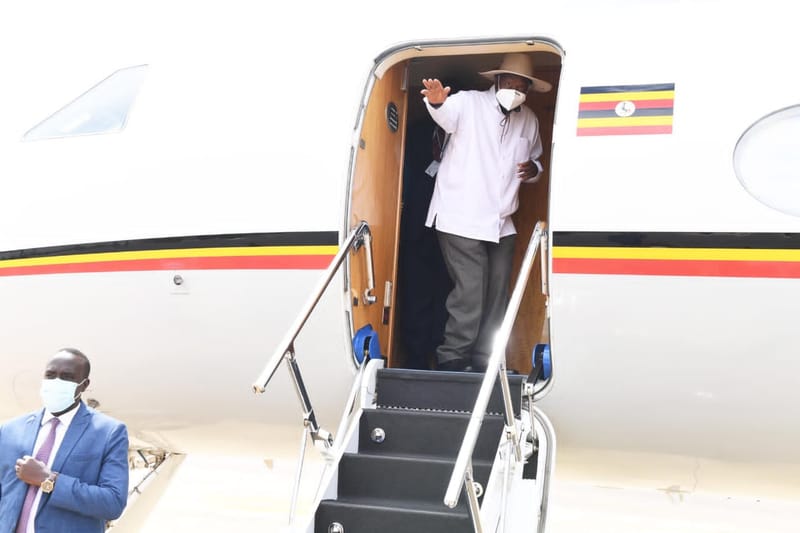 MUSEVENI DEPARTS FOR US-AFRICA SUMMIT
