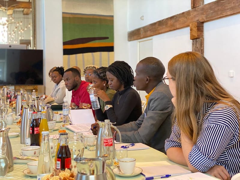 Aspiring Youth MP For Northern Uganda, Hon. Aldo Adomati, Meets the Danish Foreign Affairs Minister