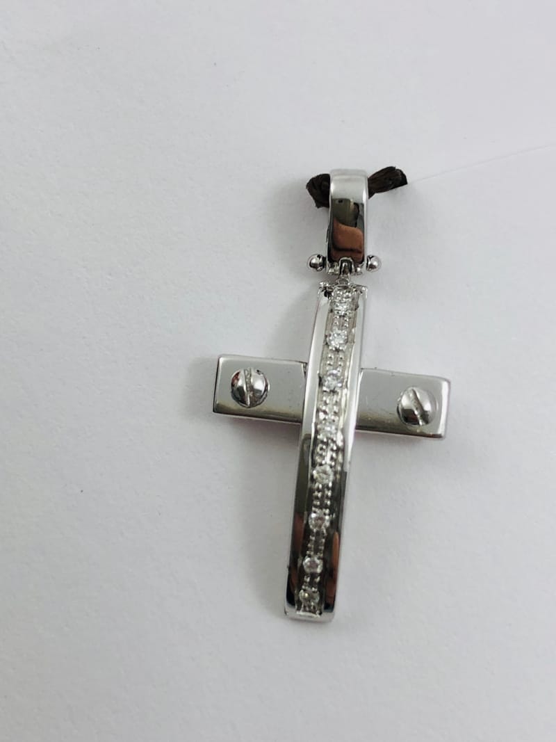 Collana Croce Uomo/donna Supcare – 4 Stili In Acciaio Inox 316L, Ciondolo Crocifisso 61 Mm, Catena 55+5 Cm