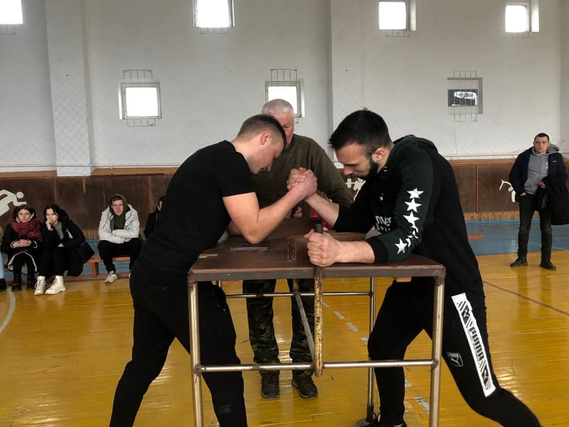 Першість коледжу з армспорту серед студентів ІІІ-ІVкурсів