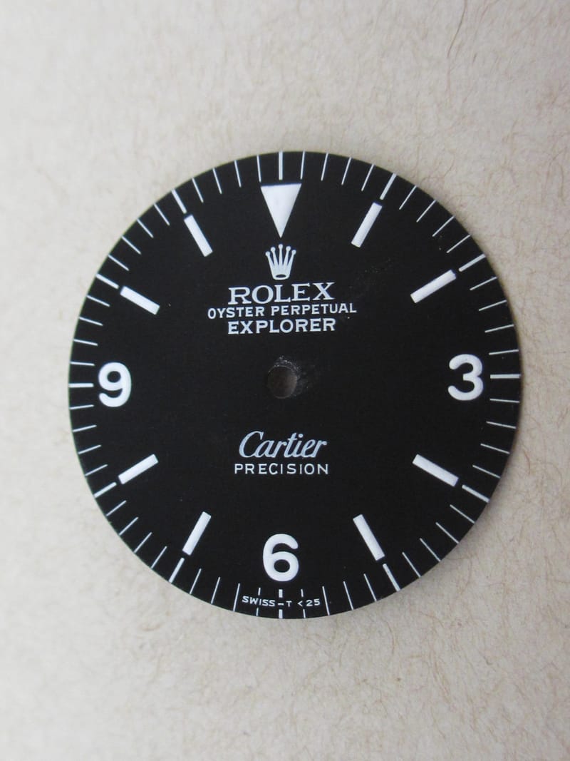 rolex cartier explorer