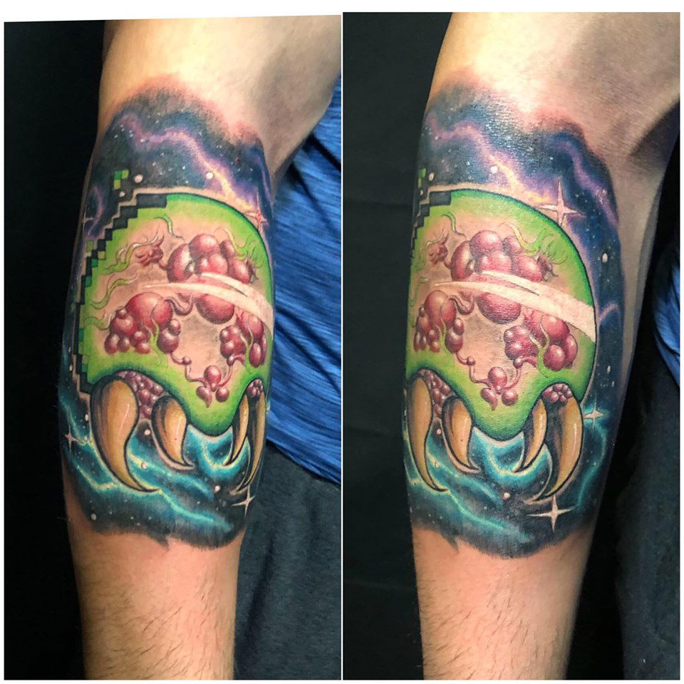 Giant Metroid Tattoo