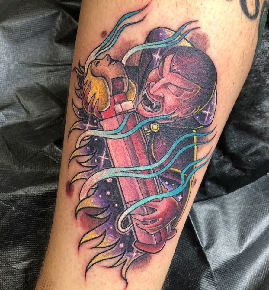 Cybertraditional Pez Vampire Tattoo